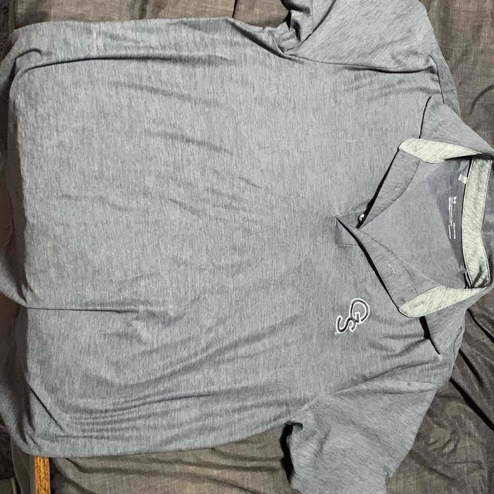 Under Armour Georgia Southern Polo Size Small Grey